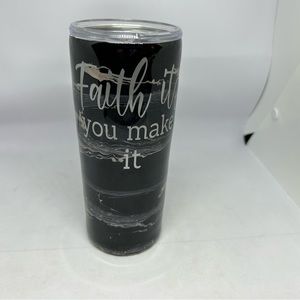 Built NY "Faith it till you make it‎ Alex" Insulated Purple Marbled Tumbler